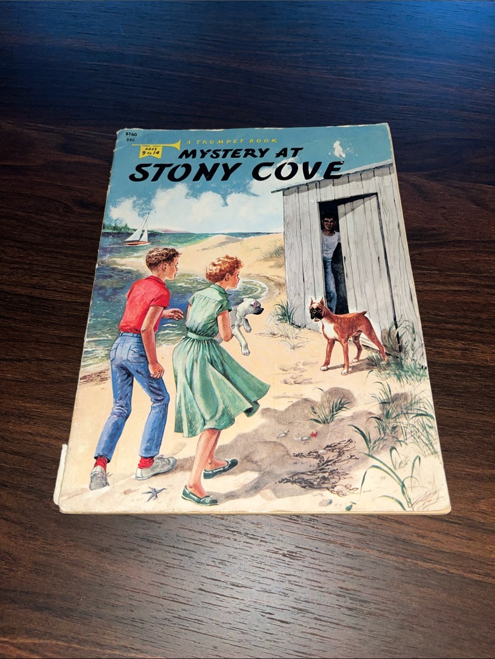 Vintage 1955 Trumpet Books Mystery At Stony Cove Story Book Paperback